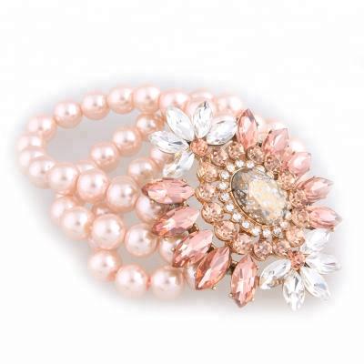 China NeeFu WoFu New Women's Fashion Pop Pearl Stretch Women's Classic Jewelry Beautiful Handmade Bracelet Women's Bracelet for sale