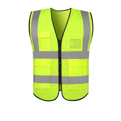 China High Visibility Waterproof Outdoor Reflective Multifunctional Pockets Jacket Work Vest Work Safety Reflective Clothing for sale