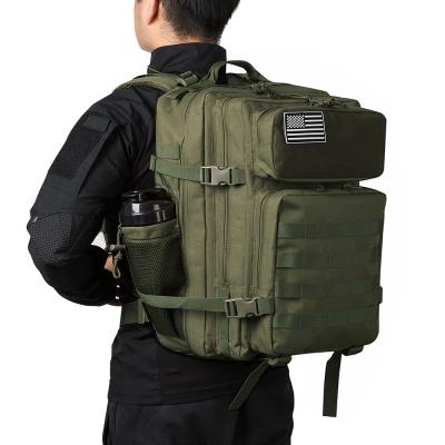 China camping & Multi Logo Custom Backpack Color Selection Military Tactical Backpack 50L Rise Tactical Backpack Hunting MOLLE for sale