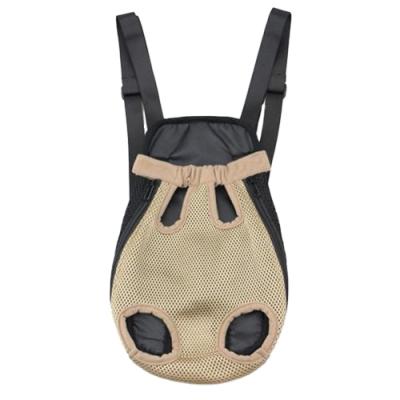 China Pet Padded Small Puppy Shoulder Bags Outdoor Portable Foldable Carrier Backpack Nylon Outbound Walking Backpack With Pet Bag for sale