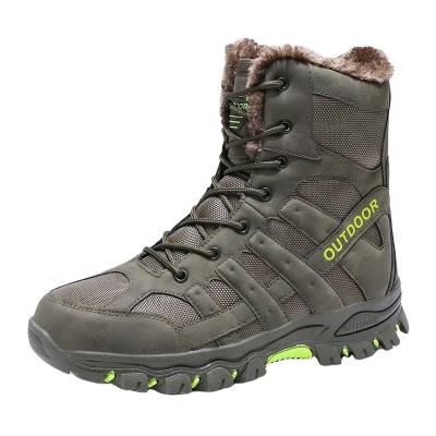 China Fashion Trend Fashion Warmth Military Goods Non Slip Shockproof Sports Shoes Rubber Waterproof Rise Climbing Boots With Tactical Boots for sale