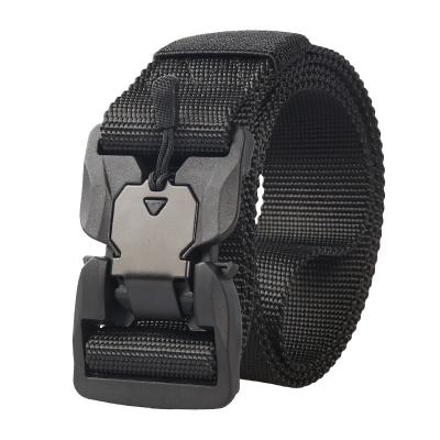 China Tactical Heavy Duty Men's Quick Buckle Riggers Strap Riggers Tactical Military Buckle Belt Outdoor Camping Tactical Belt for sale