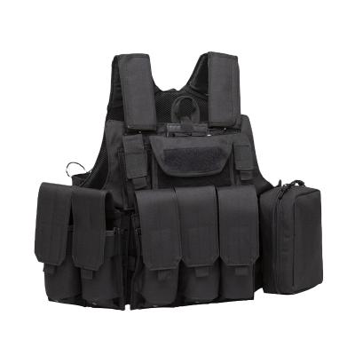 China Ourdoor Hunting Adjustable Military Molle Protective Device Quick Release Oxford Waterproof Shooting Training Vest With Tactical Vest for sale