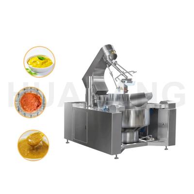 China Deli Large Capacity Automatic Gas Electric Sauce Cooking Blender Machine Industrial Food Cooker With Blender for sale