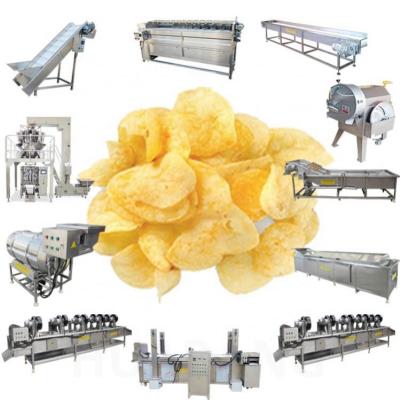 China food & Beverage Plant 500kg/h Food Processing Machine Frozen French Fries Production Line for sale