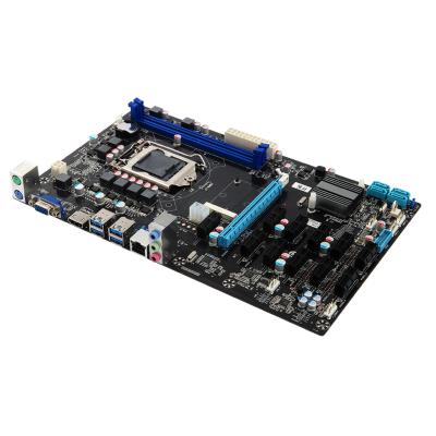 China B250 12GPU Mainboard Support 12 GPU Cards Desktop Motherboard for sale