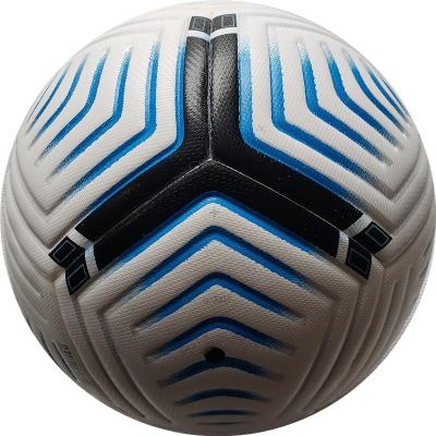 China PU team training equipment match football size 5 futebol training machine pitted soccer ball football for sale