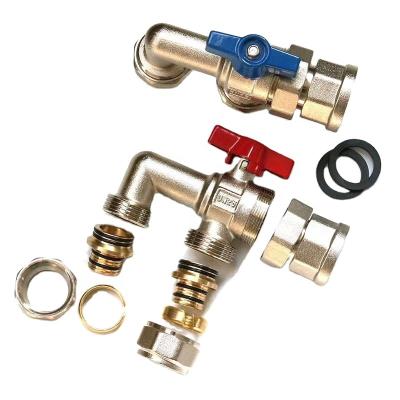 China Welldone General Hot Selling Best Price DN25 Nickel Plated Isolation Valve For Manifolds for sale