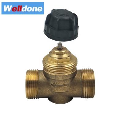 China Modern In Stock Made In China High Quality Automatic Brass 2 Way Fan Coil Valve for sale