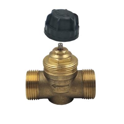 China General Store DN20 2 Online Quick Delivery Way Brass Fan Coil Valve Without Thermal Actuator for sale