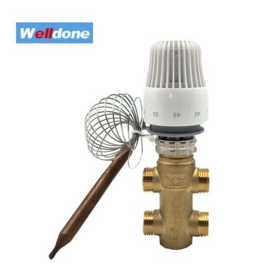 China Factory Price New Design 4way Fan Coil General Hot Selling Brass Valve for sale