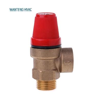 China General Ready To Ship DN15 , DN20 Safety Valve Brass Pressure Drain Relief Valve For Solar Water Heater for sale