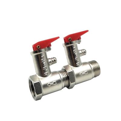 China General factory price nickel plated safety valve / multifunctional valve for storage water heater for sale