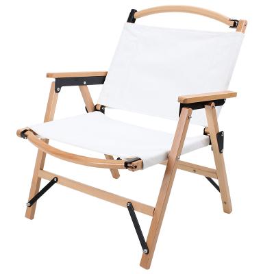 China Modern Wholesale Outdoor Commodes Martial Arts Beech Chair Wooden Beach Folding Chair Kermit Chair Wood for sale