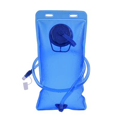 China Outdoor Sports 2 Liter Portable Drinking Water Bag TPU Mountaineering Camping Drinking Water Bag 35*17cm for sale