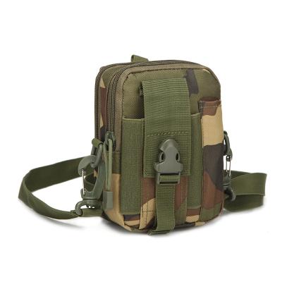 China Camouflage multifunctional tactical bag outdoor multifunctional goal sports waterproof camping mountaineering waist bag for sale