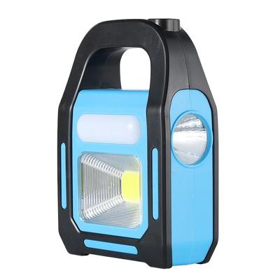 China Multifunctional Solar Rechargeable COB Controller Portable Portable Camping Work Light Lighting for sale