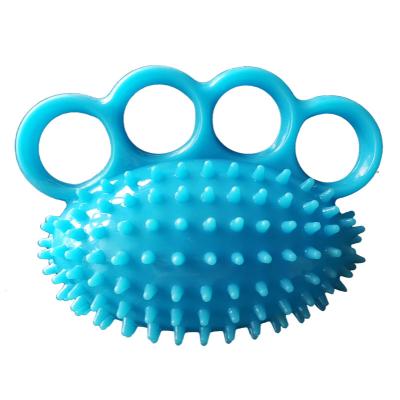 China Full Body Fitness Exercise Hedgehog Four Finger Hand Grip Mutual Massage Ball For Workout Exercise for sale