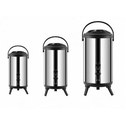 China Wholsale PORTABLE Wall Heat Stainless Steel Double Barrel Heat Storage Milk Tea Thermos Thermos PORTABLE Insulated Flask for sale