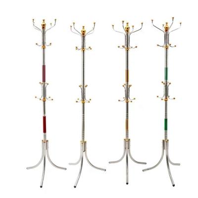 China Convertible Coat Rack Floor Coat Racks Rack Tree Cheap Wholesale Stainless Steel for sale