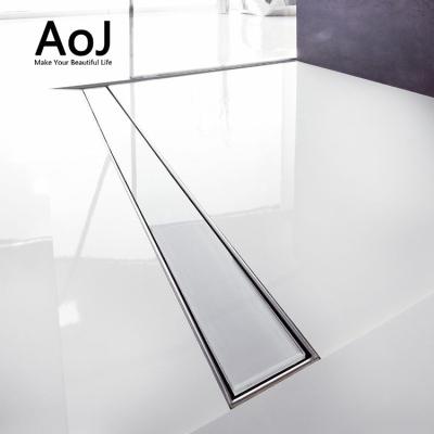 China Simply Size Tile Insert Floor Drain Contemporary Style Customized Stainless Shower for sale