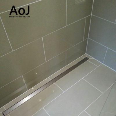 China Hotel And Bathroom Shower Channel Contemporary Customized Long Commercial Floor Drain for sale