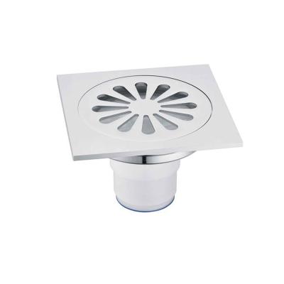 China Shower Floor Drain Floor Trap Contemporary 4 Inch Toilet Fittings With Chrome Plated for sale