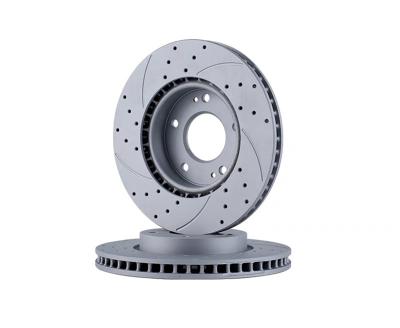 China Wholesale Automotive Parts High Quality Durable Brake Slotted Drilled Front And Rear Discs For Toyota Ford Ceramic Brake Discs Other for sale