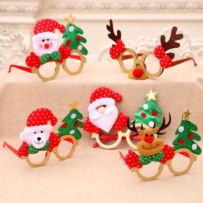 China ALLOY 2021 New Glass Cartoon Elderly Antlers Christmas Children Holiday Party Small Gifts Creative Gifts Toys for sale