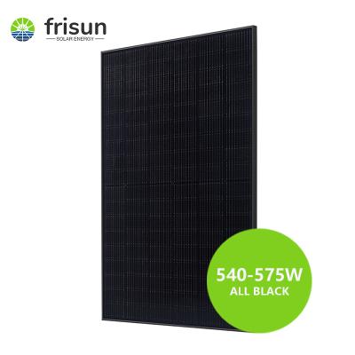 China 25A Factory Directly Sale For Frisun All 540W 108 Black Cells N Type Mono PV Solar Modules For Household Use for sale