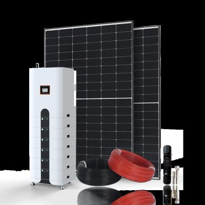 China Home Solar System 10KW 15KW 20KW Full Set Full Set 20kw Solar Power House Hybrid Solar Power System for sale