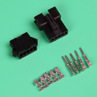 China Single Row Crimp Car Dual Row Housing Panel Wiring Barbed Connector for sale