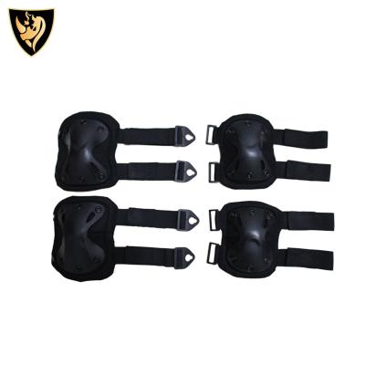 China Army Deluxe Black Police Color Tactical Knee and Elbow Pads for sale