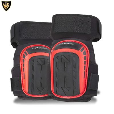 China Deluxe professional gel knee pads for construction, gardening, cleaning, floor and garage work for sale