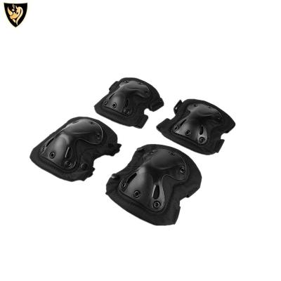 China Protect Knee and Elbow 4 in 1 Set Military Police Army Knee Elbow Guard, Protective Knee Guards, Safety Gear Sports Retraining Tactical Knee and Elbow Guards for sale