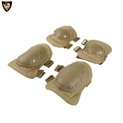 China Protect Military Police Army Khaki Color Tactical Knee & Elbow Knee & Elbow Pads for sale