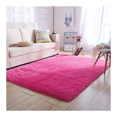 China Wholesale Washable Design Shape Solid Color Rug Rectangular Living Room Mats Carpets from China for sale