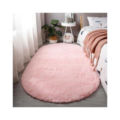 China Manufacture Washable Quality China Soft Plush Carpets Machine Washable Elliptical Heavy Duty Shaggy Carpet for sale