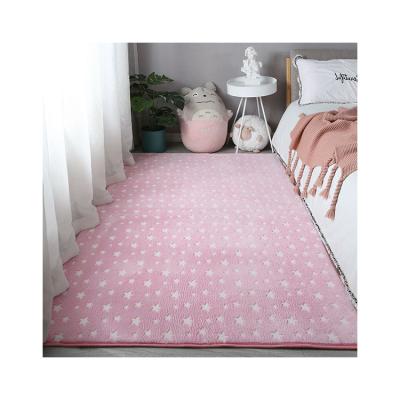 China Washable Soft Fluffy Luminous Rugs High Grade Modern Carpets For Bedroom for sale