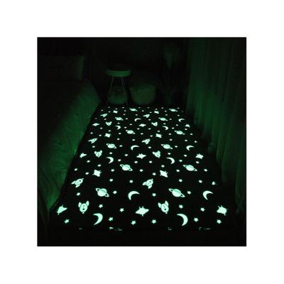 China Kids Washable Popular Blanket Bright Glow in the Dark Play Mat Anti Slip Luxury Living Room Carpet for sale