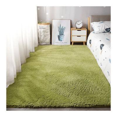 China Washable Eco Friendly Fluffy Bedroom Rug Home Carpets Living Room Decoration for sale