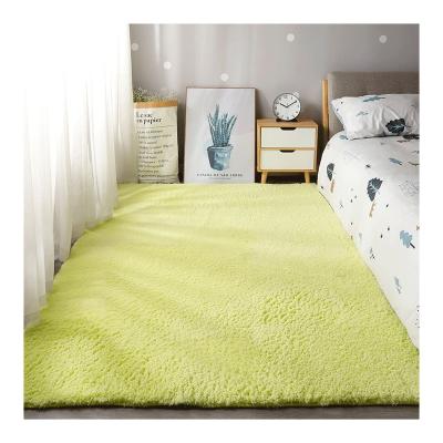 China Low Price Washable High Quality Faux Lamb Wool Carpets Shaggy Floor Bedside Carpet Fluffy Soft for sale