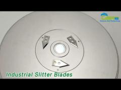 Tungsten Carbide Industrial Slitter Blades Sharp High Precision Polishing