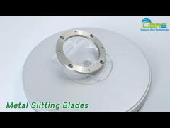 Tungsten Carbide Metal Slitting Blades Ring HRA88 Submicron Burr Free