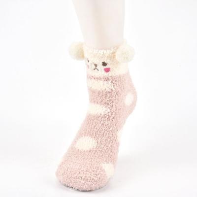 China Fashion Girl 3d Cartoon Cute Animal Tube Socks Women 3d Print Cartoon Christmas Kids Custom Made Soft Comfortable Fluffy Antibacterial Fuzzy Socks for sale