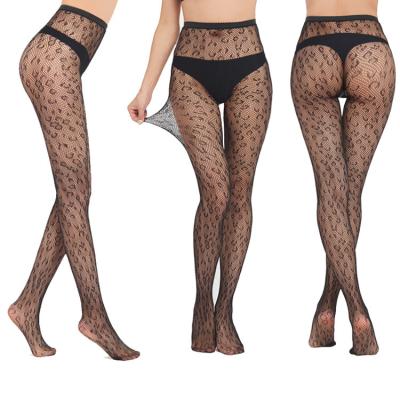 China Breathable Sexy Net Summer Mesh Stockings Club Party Black Mesh Stockings Transparent Ultra-thin Pantyhose for sale