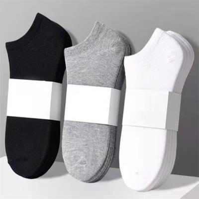 China Wholesale QUICK DRY Mens Cotton Hosiery Solid Color Breathable Low Cut Casual Socks Sports Socks for sale