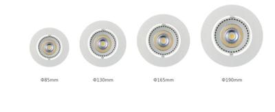 Cina Intorno 15 alla PANNOCCHIA del CREE di watt 120mm il giunto cardanico ha condotto il CE delle lampade di Downlight/approvazione di RoHs in vendita