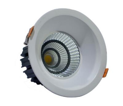 China Round Adjustable Led Ceiling Down Lights 1300lm , 120mm Led Bathroom Downlight for sale