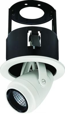 Cina Giunto cardanico principale ribaltabile commerciale bianco Downlight 12 watt per la doccia/armadietto in vendita